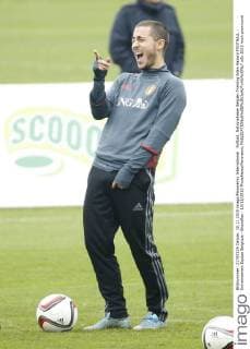 Fußball, Nationalteam Belgien Training Eden Hazard FOOTBALL : Entrainement Equipe Belgique - Bruxelles - 10 11 2015 PhotoNews Panoramic 