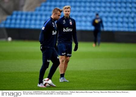 Fußball, Nationalteam Norwegen Training: Alexander Söderlund, Marcus Pedersen , Norway 