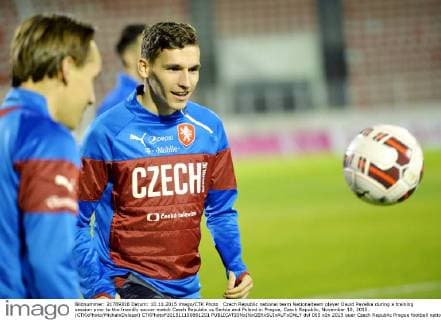 Czech Republic national team Nationalteam player David Pavelka during a training session prior to the friendly soccer match Czech Republic vs Serbia and Poland in Prague, Czech Republic, November 10, 2015. (CTKxPhoto MichalxDolezal) CTKPhotoP201511100861201  dol 005