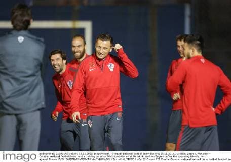 Croatian national football team training 10.11.2015., Croatia, Zagreb, Maksimir - Croatian national football team held a training on extra field Hitrec-Kacian at Maksimir stadium Zagreb before the upcoming friendy match against Russia.  IgorxKralj PIXSELL