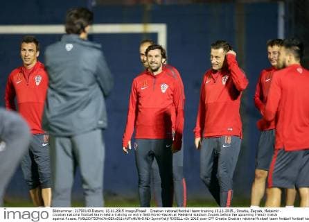Croatian national football team training 10.11.2015., Croatia, Zagreb, Maksimir - Croatian national football team held a training on extra field Hitrec-Kacian at Maksimir stadium Zagreb before the upcoming friendy match against Russia.  IgorxKralj PIXSELL