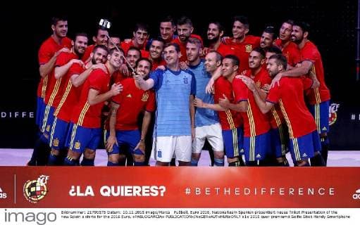 Fußball, Euro 2016, Nationalteam Spanien präsentiert neues Trikot Presentation of the new Spain s shirts for the 2016 Euro. xPABLOGARCIAx 