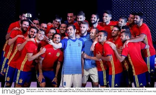 Fußball, Euro 2016, Nationalteam Spanien präsentiert neues Trikot Presentation of the new Spain s shirts for the 2016 Euro. xPABLOGARCIAx 