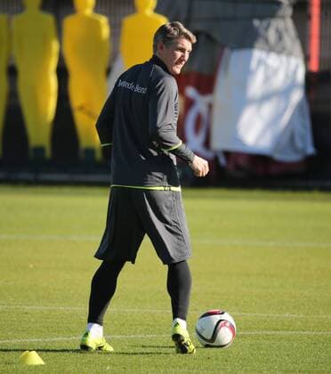 11.11.2015, DFB Team Training, Säbenerstrasse, München, Fussball, im Bild: Bastian Schweinsteiger (Deutschland)