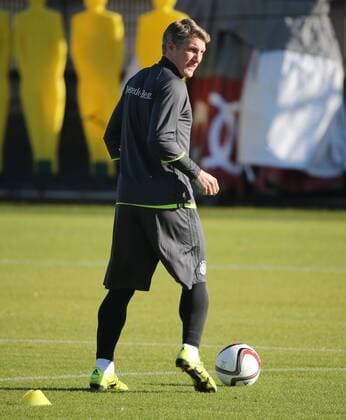 11.11.2015, DFB Team Training, Säbenerstrasse, München, Fussball, im Bild: Bastian Schweinsteiger (Deutschland)