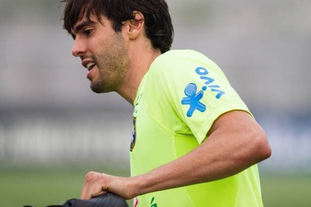 Training Selection Home Brazilian Sao Paulo, Brazil - 10 11 2015: SELECTION TRAINING HOME BRAZIL - Brazilian Kaka during training the Main Selection held at CT Joaquim Grava Corinthians. (Photo: Fe Reis FotoArena)  FexReis