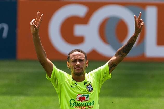 Treino da Sele??o Brasileira Principal SAO PAULO, Brazil - 11 11 2015: BRAZILIAN SELECTION TRAINING HOME - Neymar during the press conference PK Pressekonferenz before training the Brazilian team Corinthians Main held at the Arena. (Photo: Fe Reis FotoArena)  FexReis