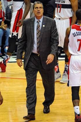 10 November 2015: Washington Wizards head coach Randy Wittman in action at the Verizon Center in Washington, D.C. where the Oklahoma City Thunder defeated the Washington Wizards, 125-101. (Photograph by Icon Sportswire) NBA Basketball Herren USA NOV 10 Thunder at Wizards Icon497151110017 EDITORIAL USE ONLY