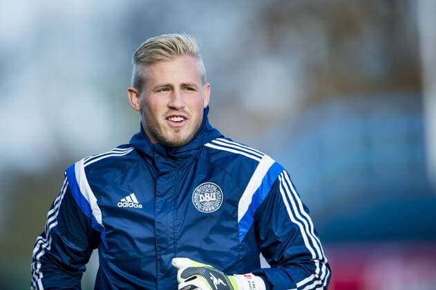 Fußball, Nationalteam Dänemark Training Kasper Schmeichel - Helsingör, Training Nationalteam Dänemark.  Copyright: LUDVIGxTHUNMAN BB151112LT003