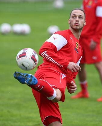 Fußball, Nationalteam Österreich Training SOCCER - AUT, friendly match, preview ALICANTE,12.NOV.15 - SOCCER - OEFB international match, training team AUT. Image shows Marko Arnautovic (AUT). GEPAxpictures xChristianxOrt