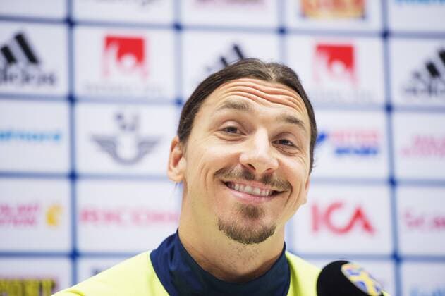 Fußball, Nationalteam Schweden Training und PK Zlatan Ibrahimovic - Stockholm, Pressekonferenz Nationalteam Schweden.  Copyright: JOELxMARKLUND BB151112JM044