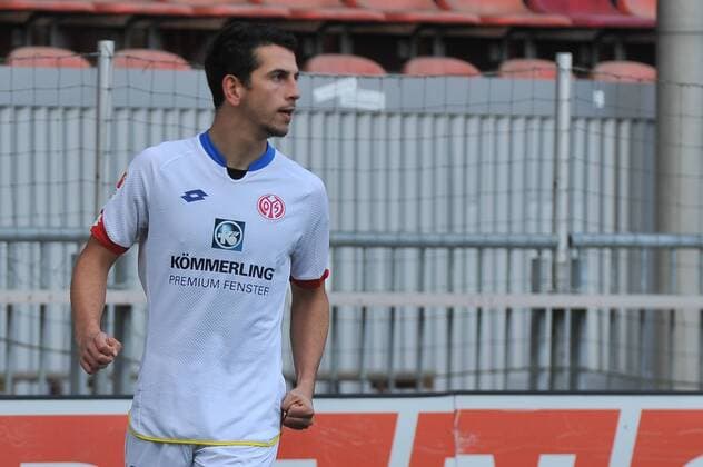 12.11.2015, xtkx, Fussball Testspiel, FSV Mainz 05 - SV Sandhausen v.l. Julian Derstroff (Mainz 05),