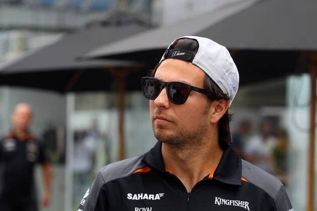 Brazilian Grand Prix, Sao Paulo 12 - 15 November 2015 12.11.2015- Sergio Perez (MEX) Sahara Force India F1 VJM08 