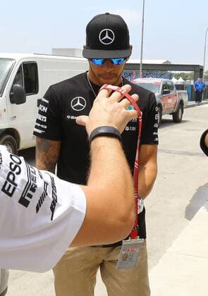 Brazil Grand Prix Formula 1 in 2015 SAO PAULO, Brazil - 11 12 2015: BIG FORMULA OF BRAZIL AWARD 1 2015 - The driver Lewis Hamilton of Mercedesa AMG Petronas F1 for Brazil Grand Prix Formula 1 in 2015, held at the Interlagos circuit. (Photo: Rodolfo Buhrer La Picture FotoArena)  RodolfoxBuhrer