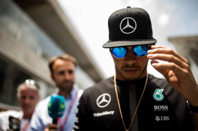 Brazil Grand Prix Formula 1 in 2015 SAO PAULO, Brazil - 11 12 2015: GRAND PRIZE OF BRAZIL FORMULA 1 2015 - Lewis Hamilton in Brazil Grand Prix Formula 1 in 2015 held at the Interlagos Circuit. (Photo: Victor Eleut?rio FotoArena)  VictorxEleut?rio