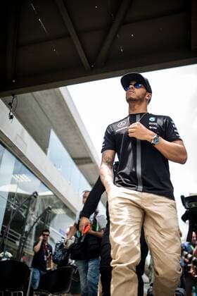 Brazil Grand Prix Formula 1 in 2015 SAO PAULO, Brazil - 11 12 2015: GRAND PRIZE OF BRAZIL FORMULA 1 2015 - Lewis Hamilton in Brazil Grand Prix Formula 1 in 2015 held at the Interlagos Circuit. (Photo: Victor Eleut?rio FotoArena)  VictorxEleut?rio