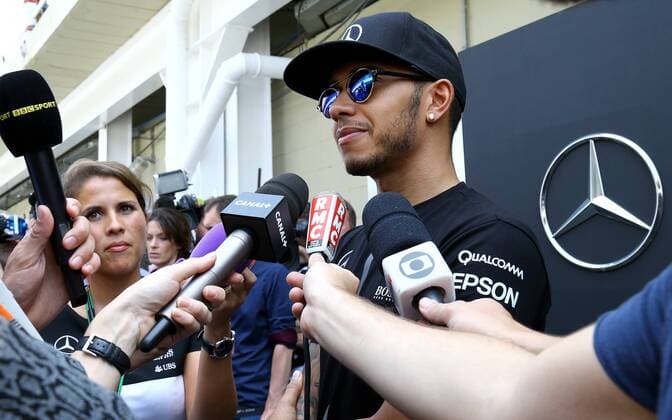 Brazil Grand Prix Formula 1 in 2015 SAO PAULO, Brazil - 11 12 2015: BIG FORMULA OF BRAZIL AWARD 1 2015 - The driver Lewis Hamilton of Mercedes AMG Petronas F1 during the Brazil Grand Prix Formula 1 in 2015, held at the Interlagos circuit. (Photo: Rodolfo Buhrer La Picture FotoArena)  RodolfoxBuhrer