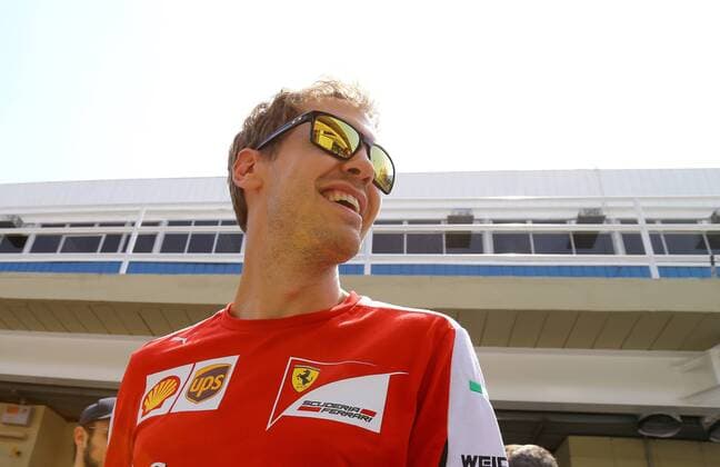 Brazil Grand Prix Formula 1 in 2015 SAO PAULO, Brazil - 11 12 2015: BIG FORMULA OF BRAZIL AWARD 1 2015 - Sebastian Vettel Scuderia Ferrari during the Brazil Grand Prix Formula 1 in 2015, held at the Interlagos circuit. (Photo: Rodolfo Buhrer La Picture FotoArena)  RodolfoxBuhrer