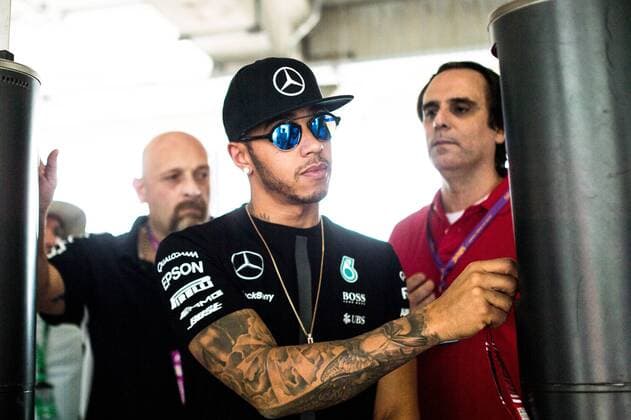 Brazil Grand Prix Formula 1 in 2015 SAO PAULO, Brazil - 11 12 2015: GRAND PRIZE OF BRAZIL FORMULA 1 2015 - Lewis Hamilton in Brazil Grand Prix Formula 1 in 2015 held at the Interlagos Circuit. (Photo: Victor Eleut?rio FotoArena)  VictorxEleut?rio