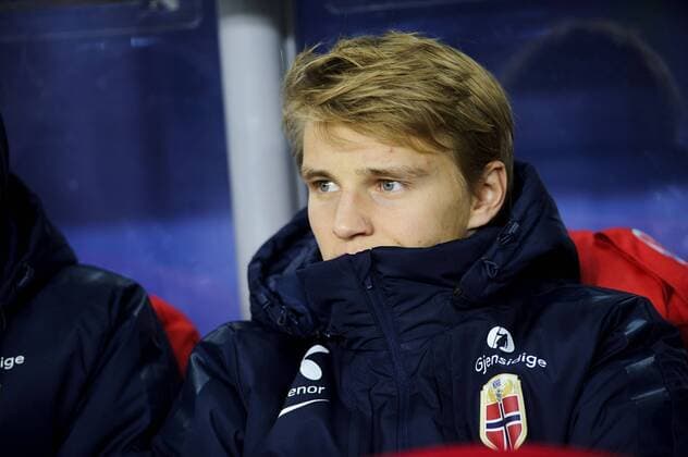 Fußball EM Quali, Nationalteam Länderspiel Norwegen - Ungarn Martin Ödegaard  20130815