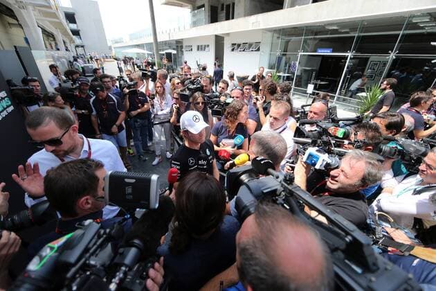 Brazilian Grand Prix, Sao Paulo 12 - 15 November 2015 12.11.2015 - Nico Rosberg (GER) Mercedes AMG F1 W06 