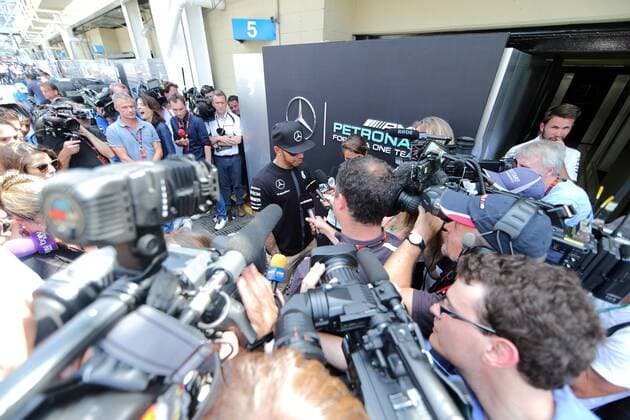 Brazilian Grand Prix, Sao Paulo 12 - 15 November 2015 12.11.2015 - Lewis Hamilton (GBR) Mercedes AMG F1 W06 
