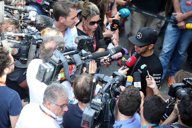 Brazilian Grand Prix, Sao Paulo 12 - 15 November 2015 12.11.2015 - Lewis Hamilton (GBR) Mercedes AMG F1 W06 