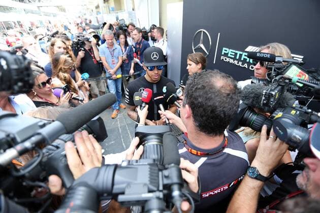 Brazilian Grand Prix, Sao Paulo 12 - 15 November 2015 12.11.2015 - Lewis Hamilton (GBR) Mercedes AMG F1 W06 