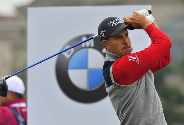 Nov. 13, 2015 - Shanghai, People s Republic of China - The professional golfer HENRIK STENSON of Sweden during the BMW Masters second round at Lake Malaren Golf Club in Shanghai. Golf 2015 - Shanghai Masters - Day 2  - ZUMAm119