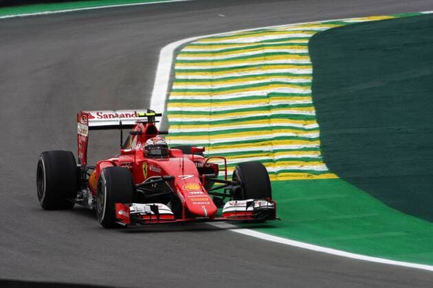 Brazilian Grand Prix, Sao Paulo 12 - 15 November 2015 13.11.2015 - Free Practice 1, Kimi Raikkonen (FIN) Scuderia Ferrari SF15-T 