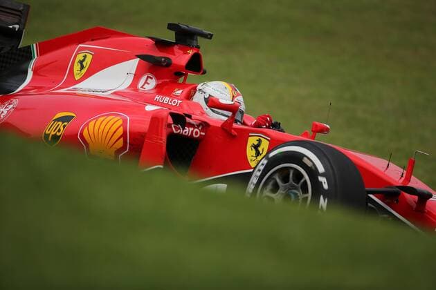 Brazilian Grand Prix, Sao Paulo 12 - 15 November 2015 13.11.2015 - Free Practice 1, Sebastian Vettel (GER) Scuderia Ferrari SF15-T 