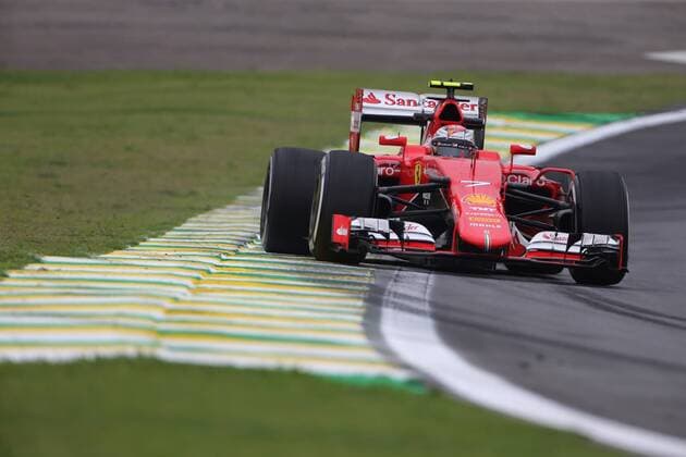 Brazilian Grand Prix, Sao Paulo 12 - 15 November 2015 13.11.2015 - Free Practice 1, Kimi Raikkonen (FIN) Scuderia Ferrari SF15-T 