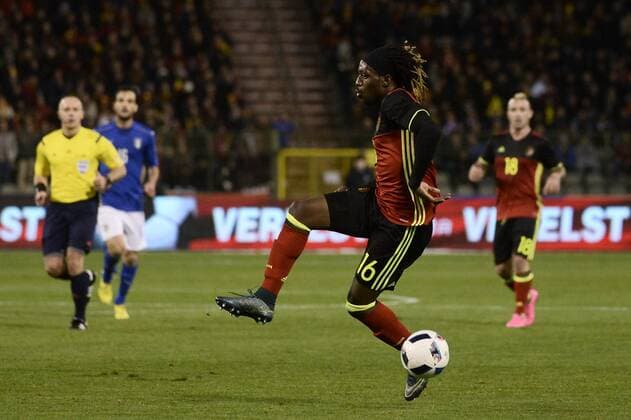 - BRUSSELS, BELGIUM: Belgium s Luis Pedro Cavanda pictured in action during a friendly soccer game between Belgian national team Nationalteam Red Devils and Italy, in Brussels, Friday 13 November 2015, a game in preparation of the Euro2016 European Championship EM Europameisterschaft DIRKxWAEM  x04739635x