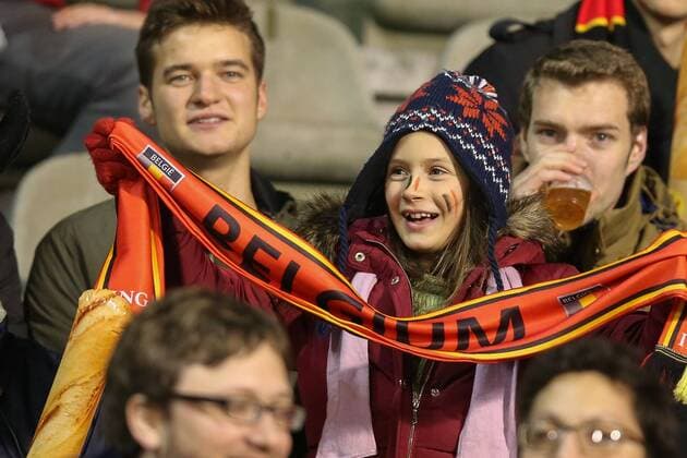 - BRUSSELS, BELGIUM: Belgium s supporters pictured during a friendly soccer game between Belgian national team Nationalteam Red Devils and Italy, in Brussels, Friday 13 November 2015, a game in preparation of the Euro2016 European Championship EM Europameisterschaft BRUNOxFAHY  x04739649x