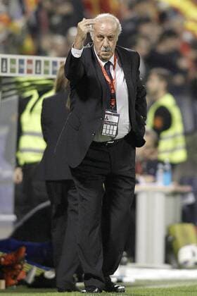 Spain s coach Vicente del Bosque during International Friendly Länderspiel match. November 13,2015.  (2015111341)