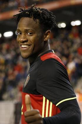 Batshuayi Michy forward of Belgium celebrates FOOTBALL : Belgique vs Italie - Match Amical - Bruxelles - 13 11 2015 PhotoNews Panoramic 