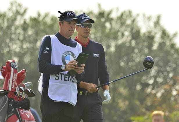 Nov. 14, 2015 - Shanghai, People s Republic of China - HENRIK STENSON of Sweden during the round 3 of BMW Masters at Lake Malaren Golf Club in Shanghai. Golf 2015 - Shanghai Masters - Day 3  - ZUMAm119