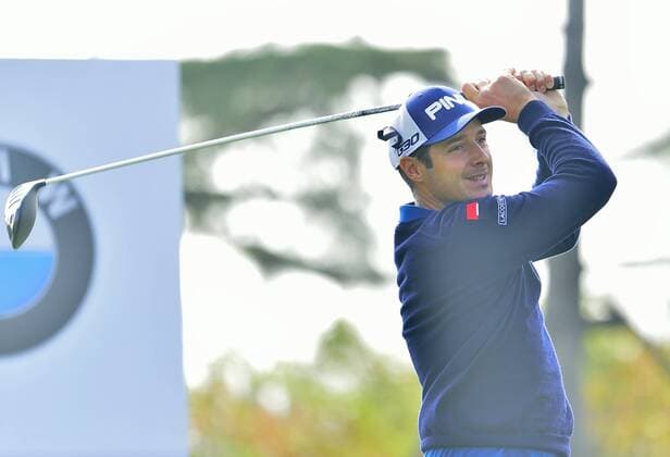 Nov. 14, 2015 - Shanghai, People s Republic of China - JULIEN QUESNE of France during the round 3 of BMW Masters at Lake Malaren Golf Club in Shanghai. Golf 2015 - Shanghai Masters - Day 3  - ZUMAm119