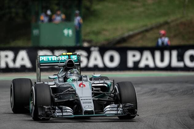 Nico Rosberg; Mercedes Grand Prix, formula 1 GP, Brasilien in Sao Paulo Interlagos, 14.11.15 Photo:mspb Jose_Mario_Dias Nico Rosberg; formula 1 GP, Brasilien