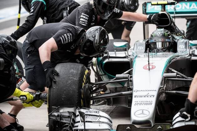 Nico Rosberg; Mercedes Grand Prix, formula 1 GP, Brasilien in Sao Paulo Interlagos, 14.11.15 Photo:mspb Jose_Mario_Dias Nico Rosberg; formula 1 GP, Brasilien