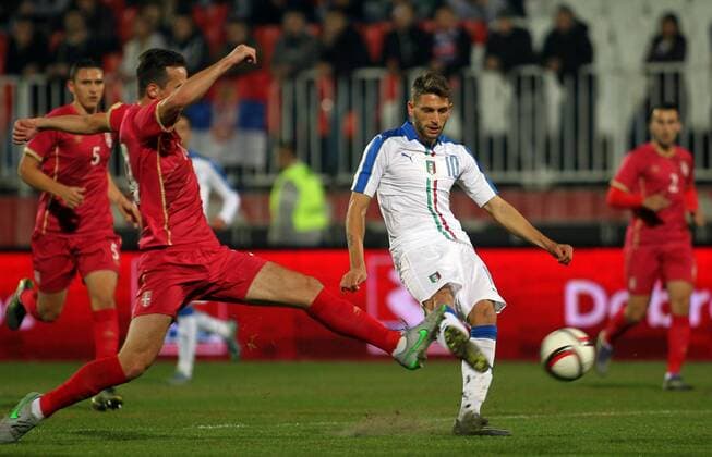 13.11.2015 Novi Sad(Serbia) Serbia-Italy U21 U 21 European qualify men s football Berardi Domenico(r) Italy : 