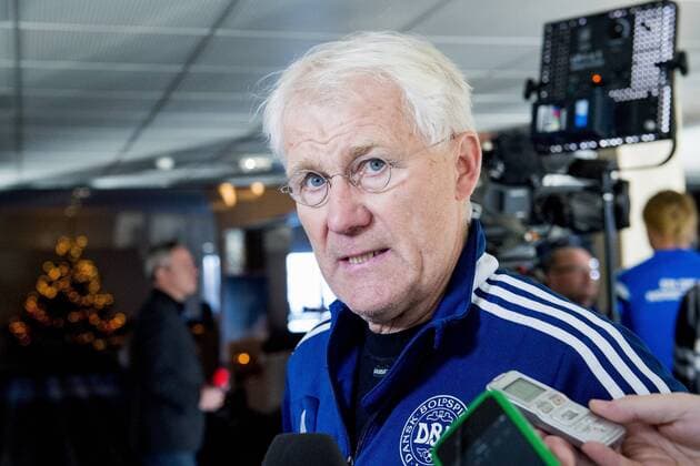 151115 Trainer Morten Olsen - Pressekonferenz 15 november 2015 in Helsingör  Copyright: LUDVIGxTHUNMAN BB151115LT002