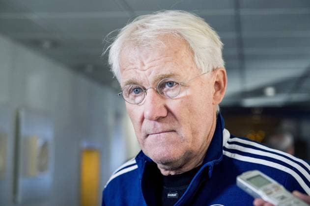 151115 Trainer Morten Olsen - Pressekonferenz 15 november 2015 in Helsingör  Copyright: LUDVIGxTHUNMAN BB151115LT003