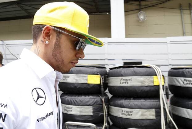 Brazil Grand Prix Formula 1 in 2015 SAO PAULO, Brazil - 11 15 2015: BIG FORMULA OF BRAZIL AWARD 1 2015 - Lewis HAMILTON, GBR, during the Brazil Grand Prix Formula 1 in 2015, held at the Interlagos circuit. (Photo: Rodolfo Buhrer La Picture FotoArena)  RodolfoxBuhrer