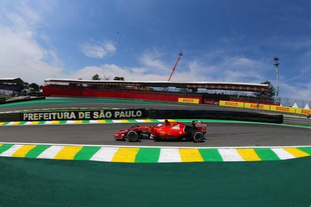 Brazilian Grand Prix, Sao Paulo 12 - 15 November 2015 14.11.2015 - Free Practice 3, Sebastian Vettel (GER) Scuderia Ferrari SF15-T 