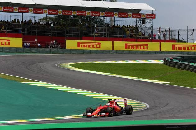 Brazilian Grand Prix, Sao Paulo 12 - 15 November 2015 14.11.2015 - Sebastian Vettel (GER) Scuderia Ferrari SF15-T 