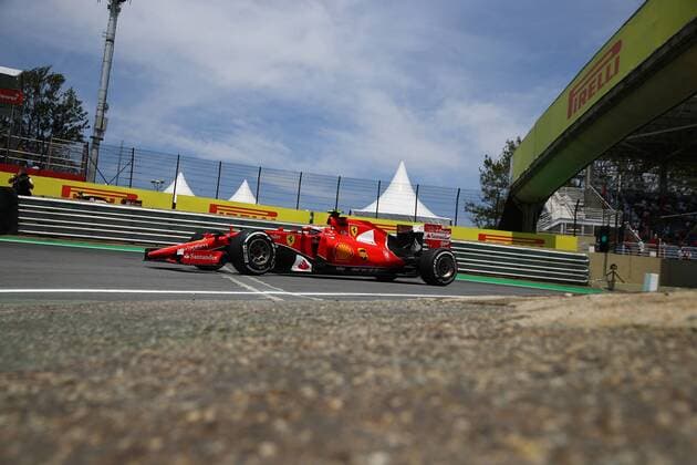 Brazilian Grand Prix, Sao Paulo 12 - 15 November 2015 14.11.2015 - Free Practice 3, Kimi Raikkonen (FIN) Scuderia Ferrari SF15-T 