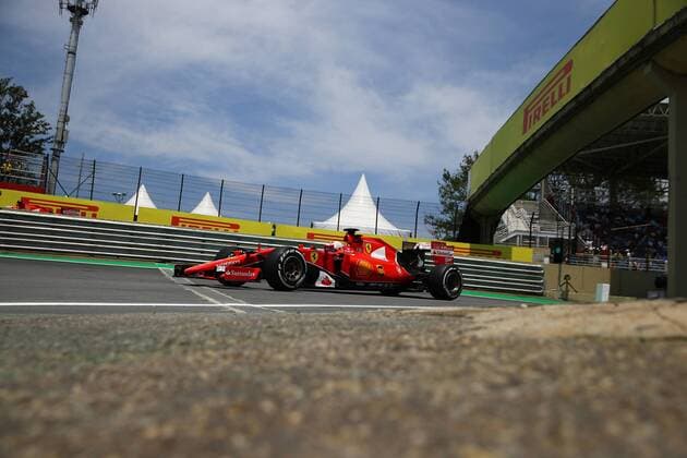 Brazilian Grand Prix, Sao Paulo 12 - 15 November 2015 14.11.2015 - Free Practice 3, Sebastian Vettel (GER) Scuderia Ferrari SF15-T 