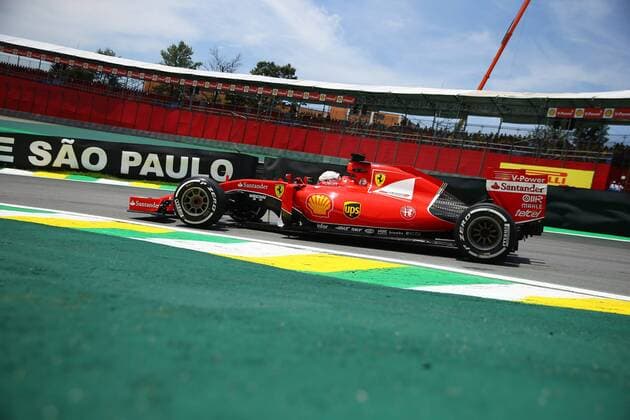 Brazilian Grand Prix, Sao Paulo 12 - 15 November 2015 14.11.2015 - Free Practice 3, Sebastian Vettel (GER) Scuderia Ferrari SF15-T 