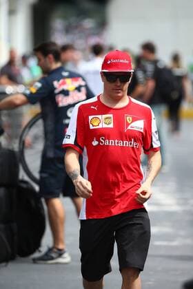 Brazilian Grand Prix, Sao Paulo 12 - 15 November 2015 15.11.2015 - Kimi Raikkonen (FIN) Scuderia Ferrari SF15-T 